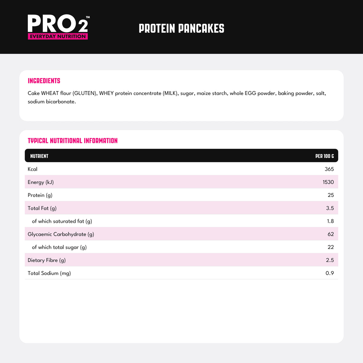 PRO2™ Pancake Mix