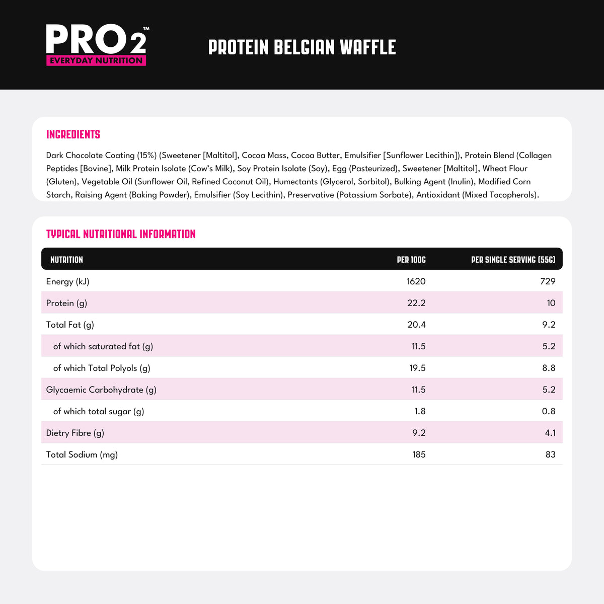 PRO2™ Protein Waffle