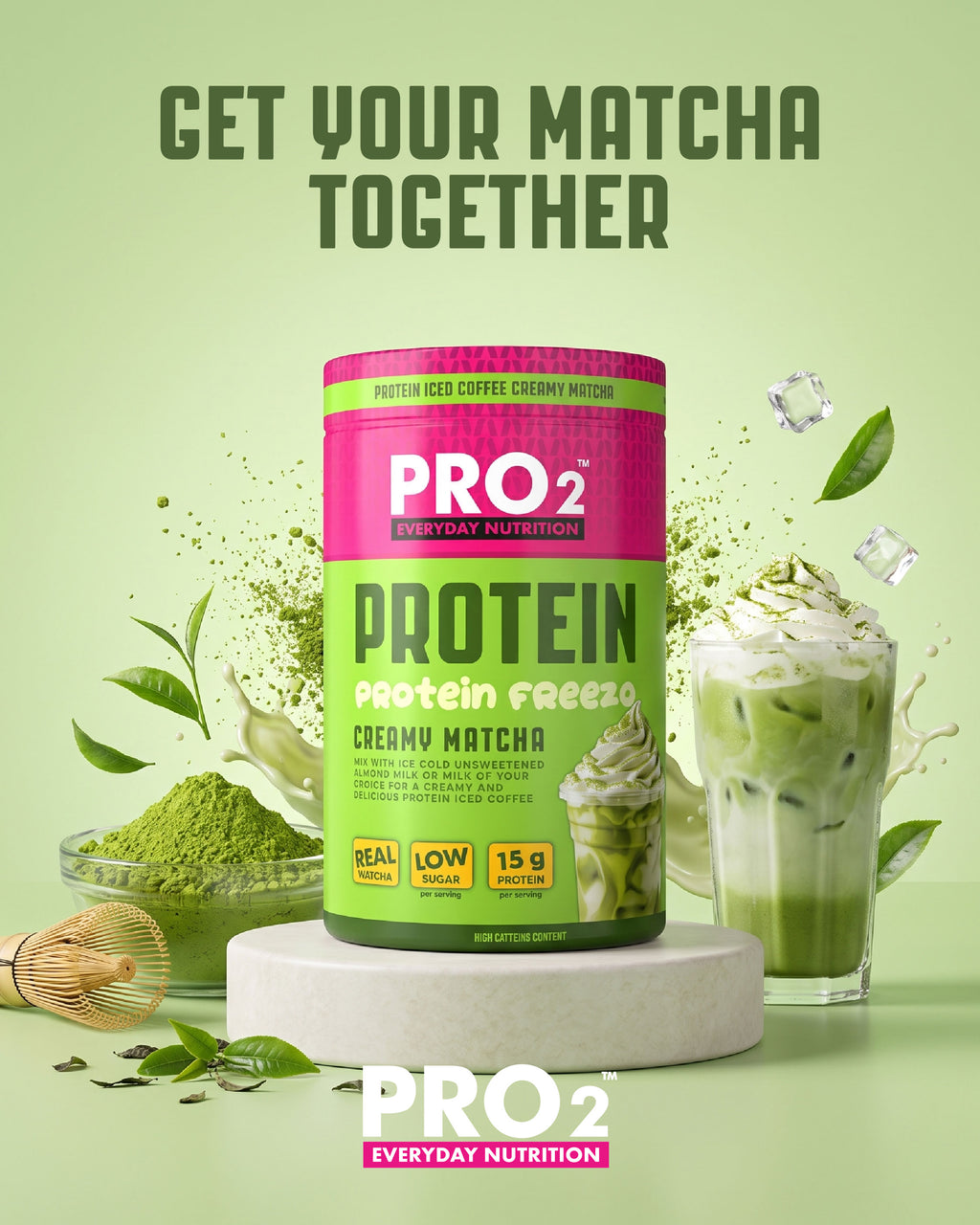 PRO2™ Protein Freezo Matcha - 300g
